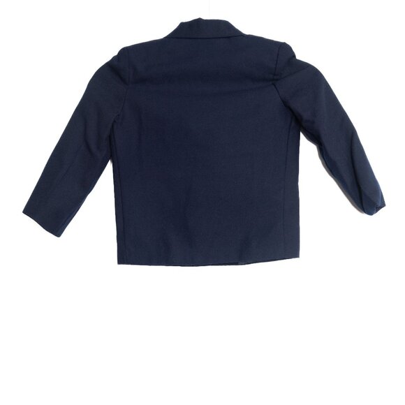 Good Lad of Philadelphia Size 5 Kids Navy Blue Blazer W/ Gold Buttons & Embroide - Picture 5 of 8